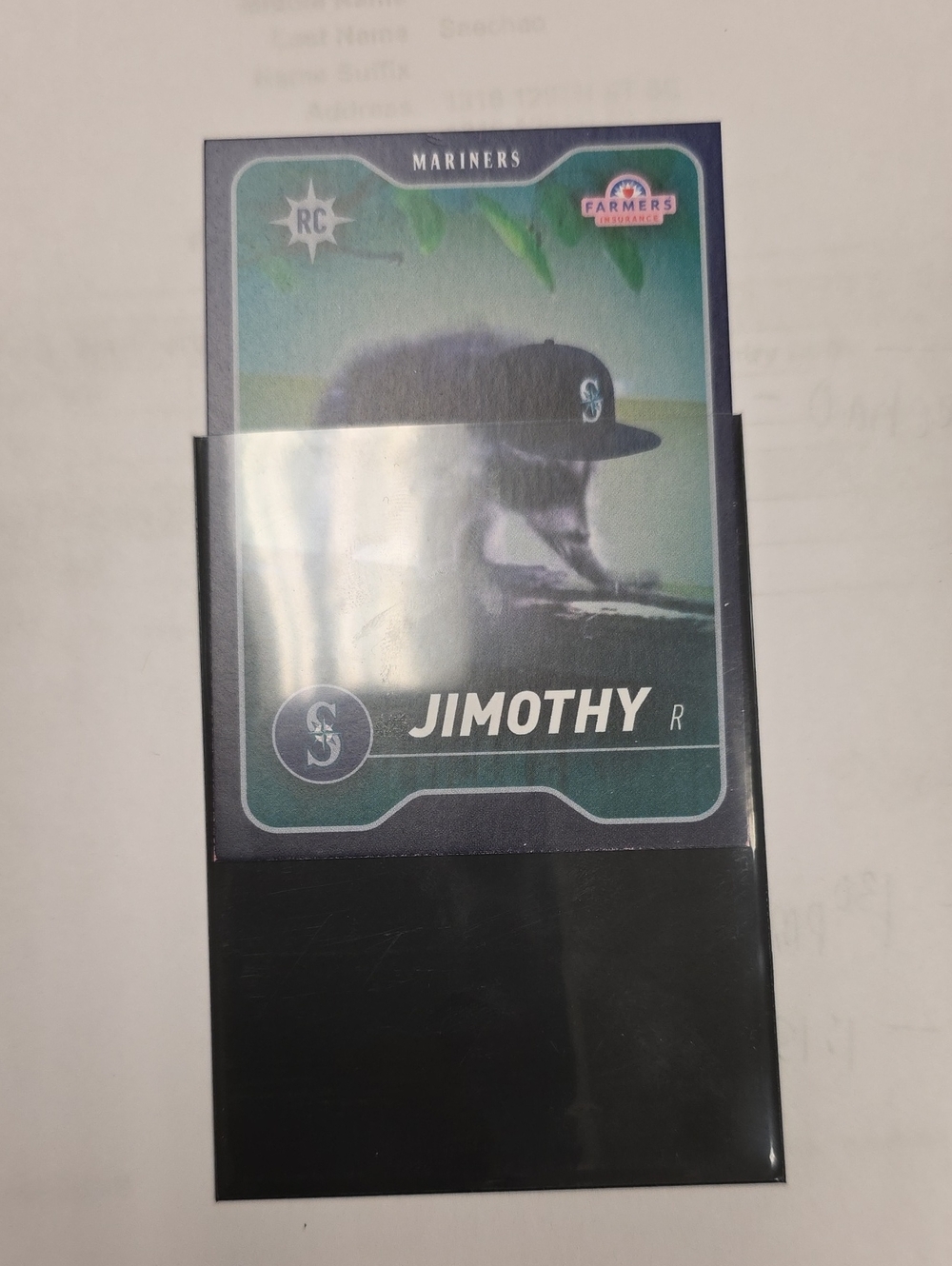 Jimothy Collectible Rookie Card Seattle Mariners Giveaway 8/5/2026 - Picture 3 of 3
